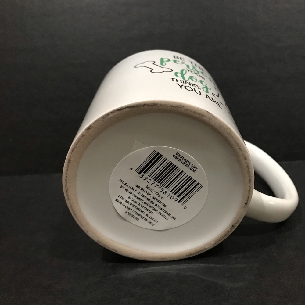 Dog Lover Coffee Tea Mugs Lot of 2 Ceramic 12oz - Picture 8 of 12